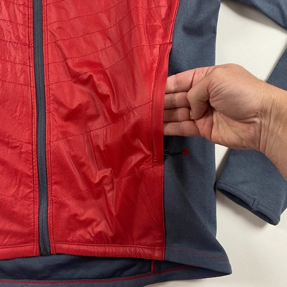 NWT Sugoi Alpha Hybrid Jacket Mens XL Chili Red Polartec - Picture 4 of 12